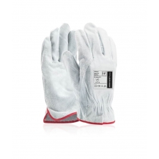 Full leather gloves ARDONSAFETY/ARNOLD - with sales label Grey