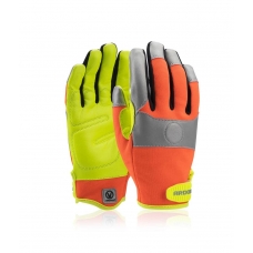 Combined gloves ARDON®THUNDER MAGNETIC - with sales label Orange