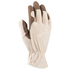 Garden gloves ARDON®ELENA 09/L - with sales label Brown