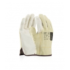 Full leather gloves ARDONSAFETY/HILTON Beige