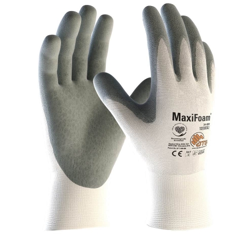 ATG® soaked gloves MaxiFoam® 34-800 White