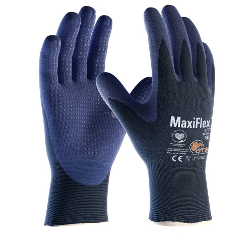 ATG® Soaked Gloves MaxiFlex® Elite™ 34-244 Blue