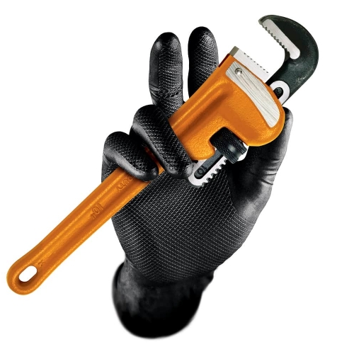 Disposable gloves GRIPPAZ® 246A BLACK Black
