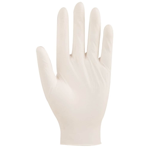 Disposable gloves PROTECTS HYGIENIC LATEX - powder-free White