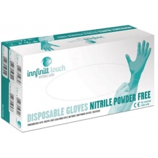 INFINITT TOUCH disposable gloves - powder-free Blue