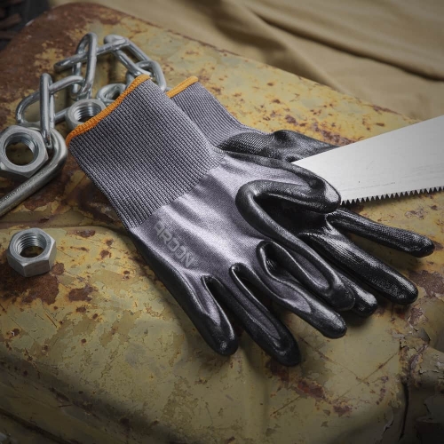 Anti-cut gloves ARDON®CUT TOUCH OIL 4B Gray