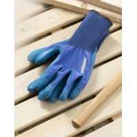 ARDON®GREEN TOUCH dipped gloves - with sales label Pink