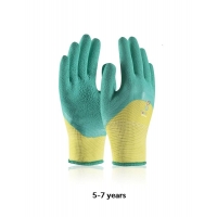 ARDON®JOJO dipped gloves - with sales label - 3/4 dipped Yellow 8-11 YEARS