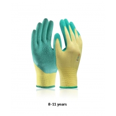 ARDON®JOJO dipped gloves - with sales label - 3/4 dipped Yellow 8-11 YEARS