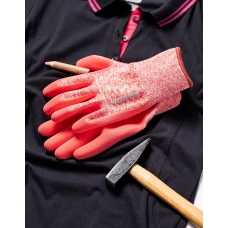ARDON®NATURE TOUCH dipped gloves - with sales label, pink Pink