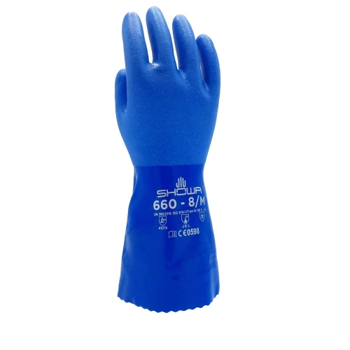 Chemical gloves SHOWA 660 Blue