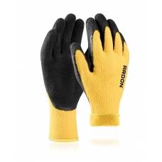 Winter gloves ARDON®PETRAX WINTER - with sales label Yellow