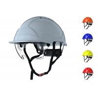 Helmet PAB WH1-0 with integrated visor red