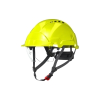 Helmet PAB WH1-0 with integrated visor red
