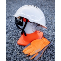 Prilba PAB WH1-0 s integrovaným zorníkom zelena