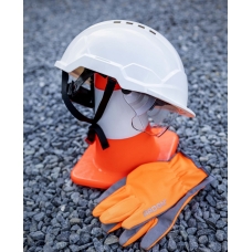 Prilba PAB WH1-0 s integrovaným zorníkom zelena