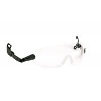 Integrated glasses for the Peltor V6E helmet