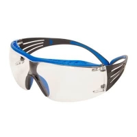 SF401XSGAF-BLU-EU,  SecureFit™ 400X Okuliare, modro/sivé, Scotchgard™ (K&N), čirý priezor