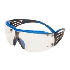SF401XSGAF-BLU-EU,  SecureFit™ 400X Okuliare, modro/sivé, Scotchgard™ (K&N), čirý priezor