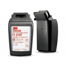 3M™ Secure Click™ Hard Case P3 R Particulate Filter, D9038, pár