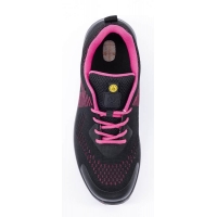 Safety shoes ARDON®FLYTEX ESD S1P pink 35 Black-pink