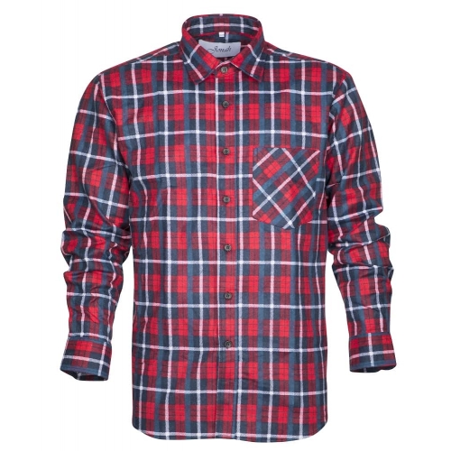 Flannel shirt ARDON® JONAH, red Red