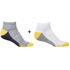 Socks DUO YELLOW, 2 pairs in a package Yellow