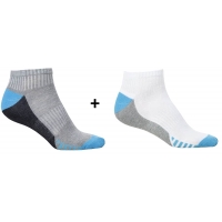 Ponožky DUO BLUE, 2 páry v balení, modré
