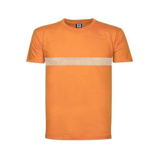 T-shirt ARDON®XAVER short sleeve, orange, reflective stripe Orange