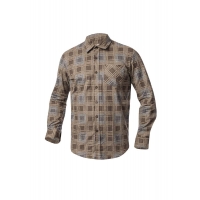 Flannel shirt ARDON®URBAN, brown Brown