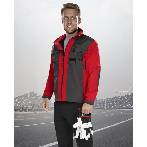 ARDON®BRICE soft. jacket red-grey