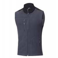 ARDON®MARTIN men's fleece vest, dark gray XS Dark gray
