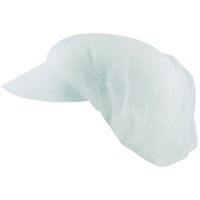 PP cap with peak ARDON®TINA (100 pcs) White