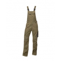 Pants with bib ARDON®SUMMER khaki extended Khaki