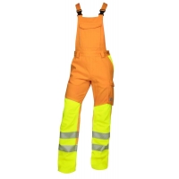 Pants with bib ARDON®SIGNAL orange Orange-yellow