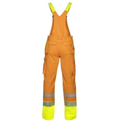 Pants with bib ARDON®SIGNAL orange Orange-yellow