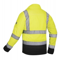 Yellow hi-viz fleece sweatshirt Yellow