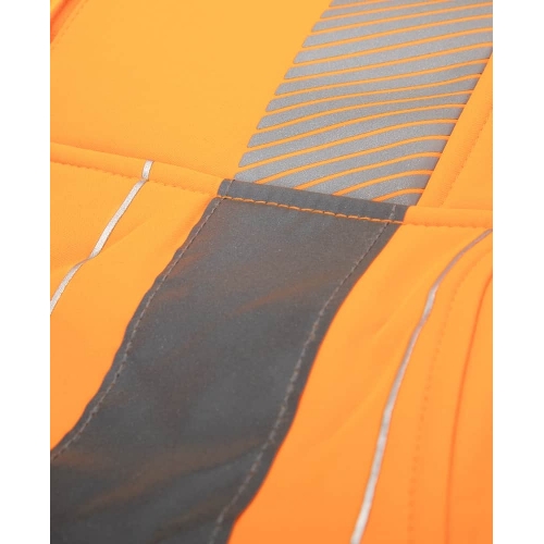 Orange hi-vis softshell jacket ARDON®SIGNAL Orange
