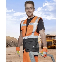 Manager's warning vest orange ARDON®SIGNAL Orange