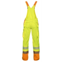 Pants with bib ARDON®SIGNAL extended yellow Yellow-orange