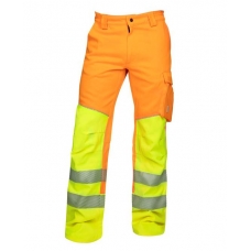 Waist pants ARDON®SIGNAL shortened orange Orange-yellow