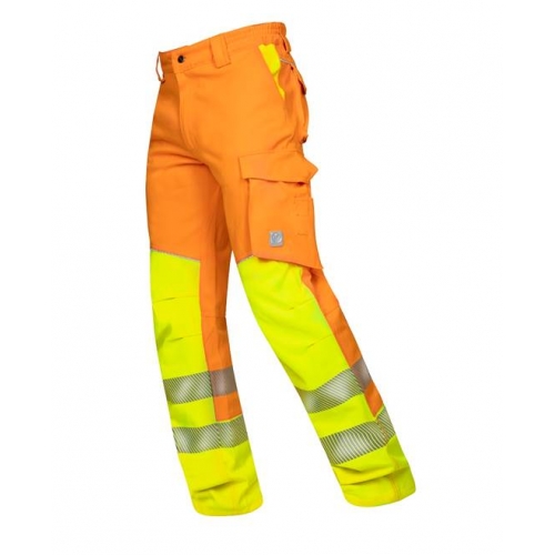 Waist pants ARDON®SIGNAL shortened orange Orange-yellow