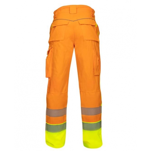 Waist pants ARDON®SIGNAL shortened orange Orange-yellow