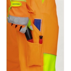 Waist pants ARDON®SIGNAL shortened orange Orange-yellow