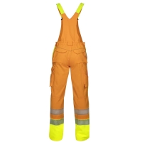 Pants with bib ARDON®SIGNAL extended orange Orange-yellow
