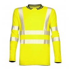 Tričko s dlhým rukávom ARDON®SIGNAL hi-viz žlté