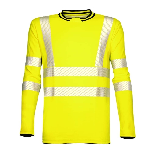 T-shirt with long sleeves ARDON®SIGNAL hi-viz yellow Yellow