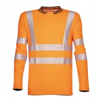 T-shirt with long sleeves ARDON®SIGNAL hi-viz orange Orange