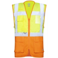 Manager warning vest ARDON®SIGNAL, yellow-orange Yellow-orange