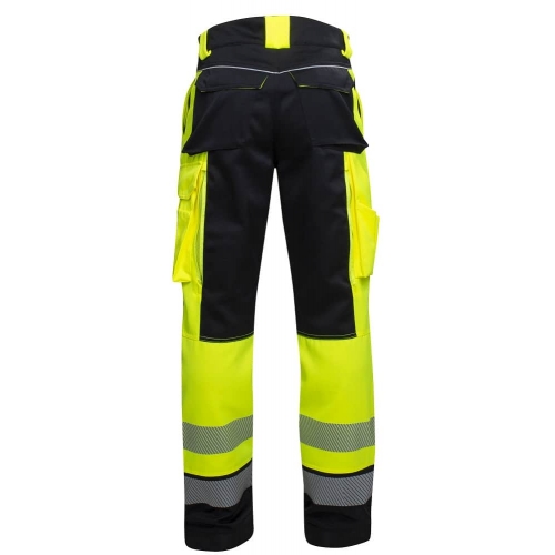 Waist pants ARDON®SIGNAL+ yellow-black 44 Yellow-black